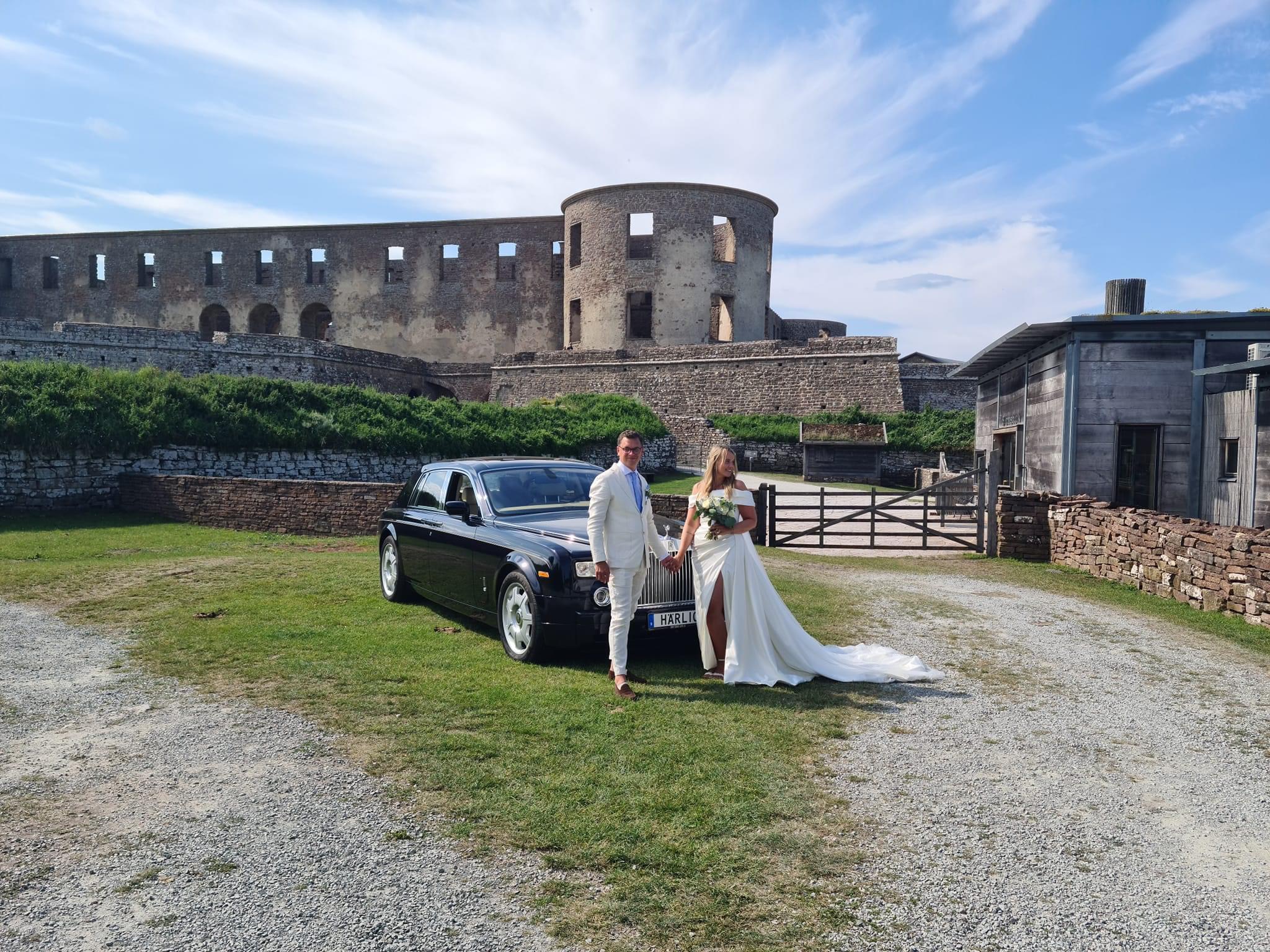 Hyr Rolls-Royce bröllop Borgholms slott