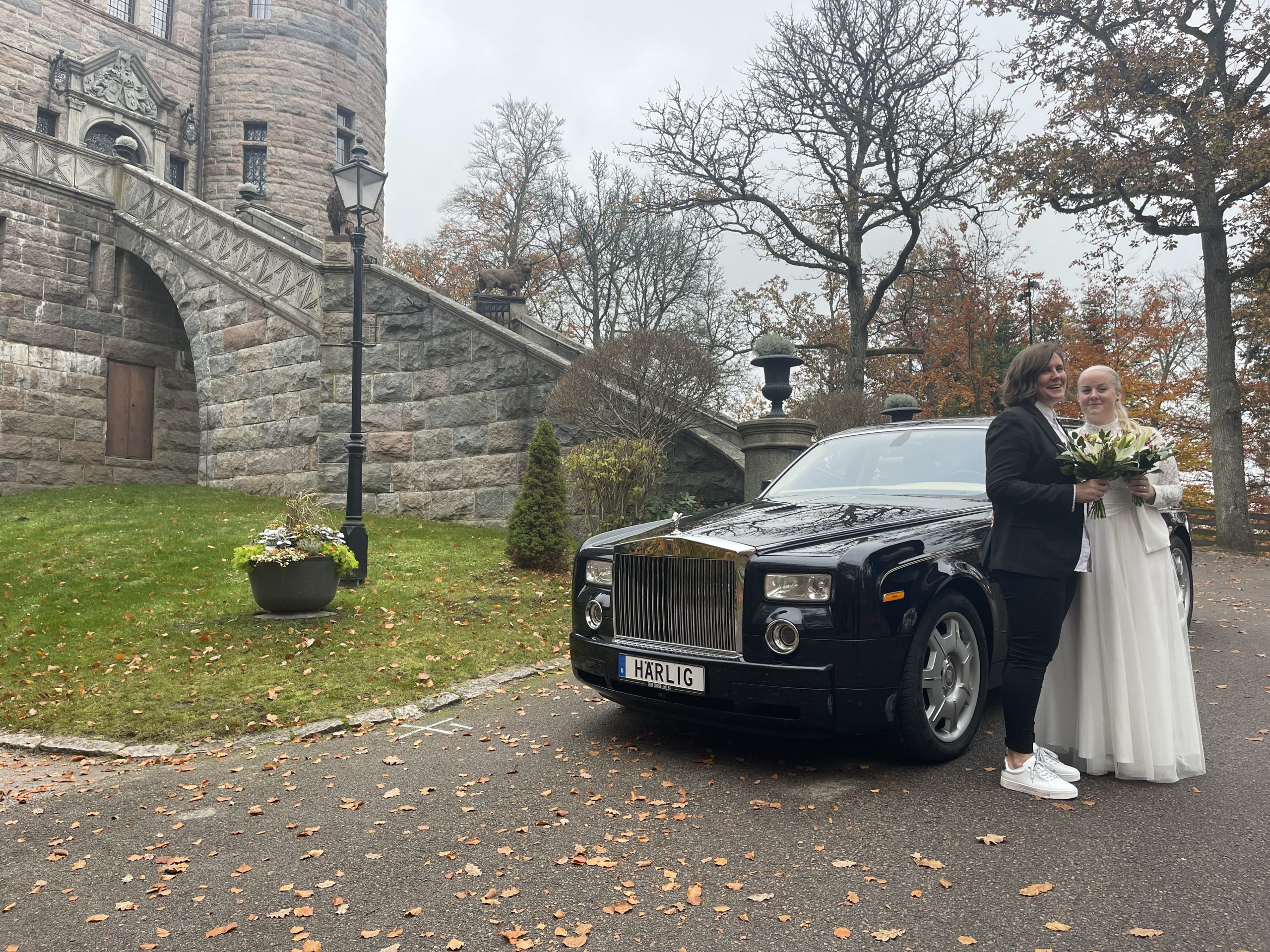 Hyr Rolls-Royce bröllop Växjö