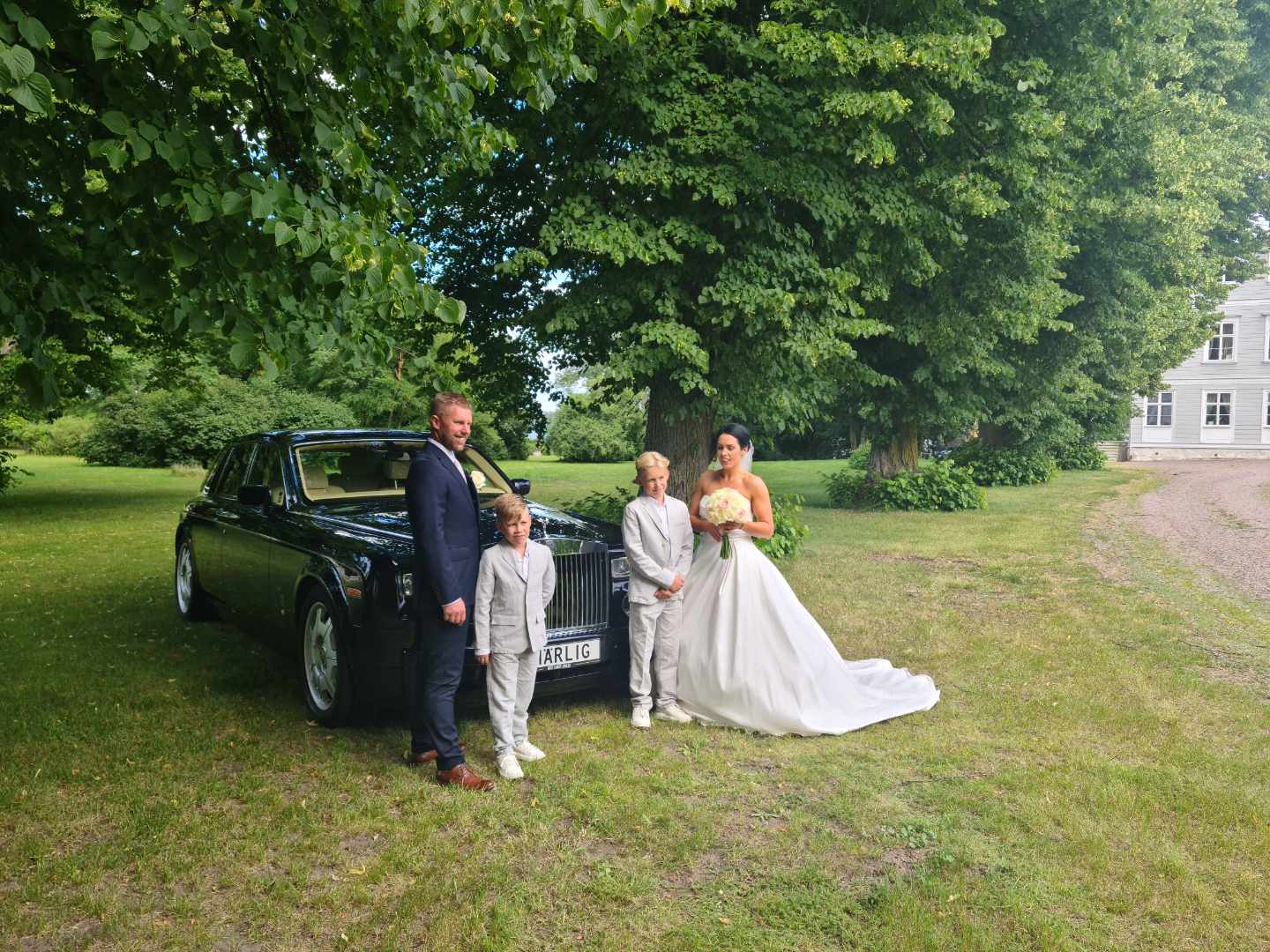 Hyr Rolls-Royce bröllop Växjö