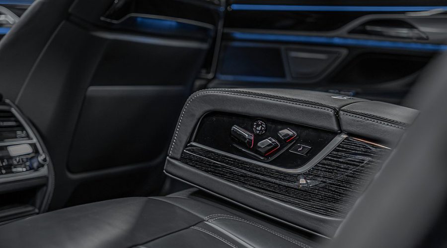 BMW 740 Ld baksäte
